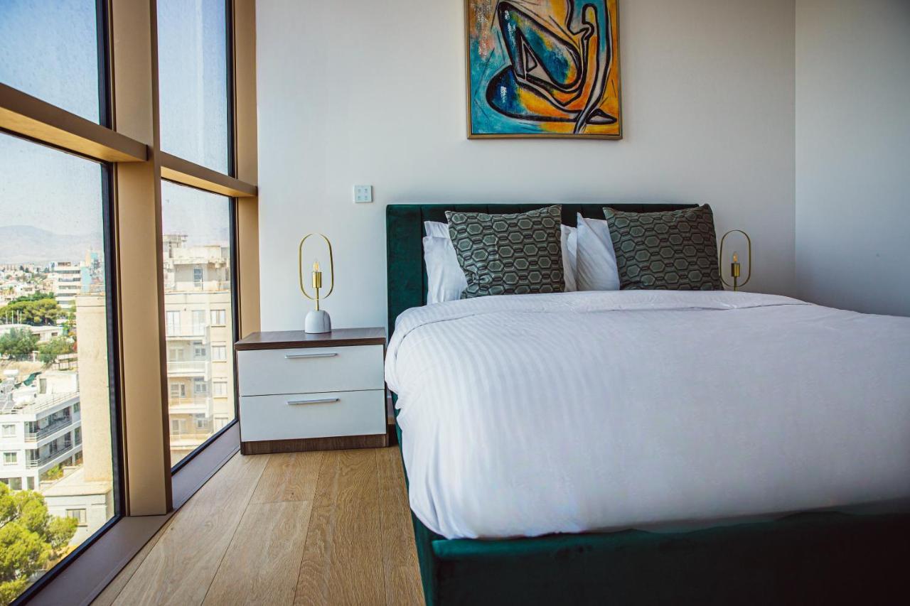 Ferienwohnung Phaedrus Living: 360 Tower Luxury Flat Nikosia Exterior foto